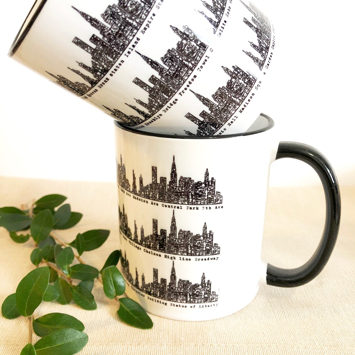 New York NY Giants Blue Ceramic Coffee Cup Mug