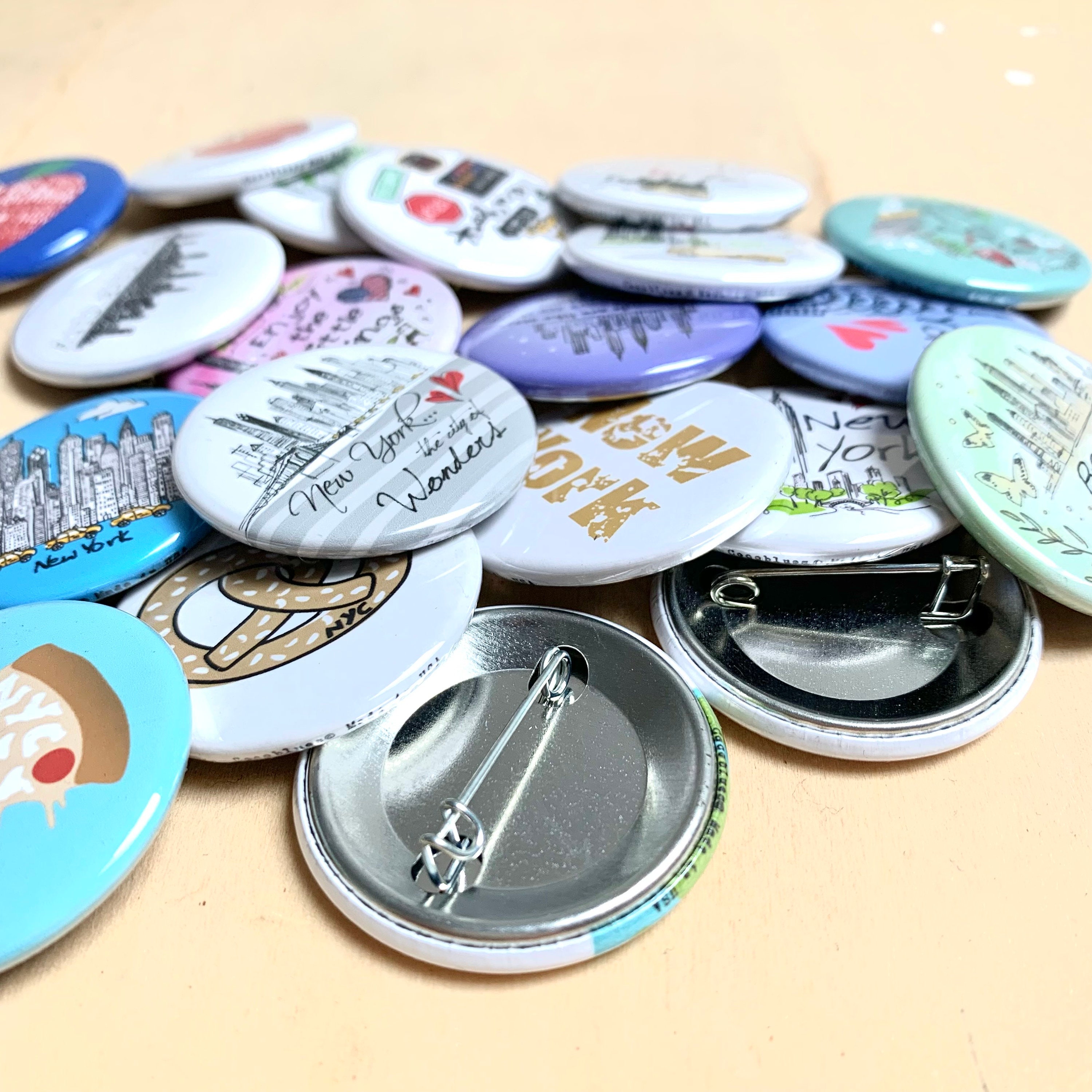 New York Pin 1.5 Inch Pins New York City Button Pin New Etsy UK