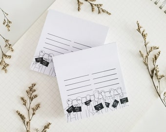 BTS Butter Sticky Notes - Post it pad RM V Suga Jungkook Jin Jimin JHope