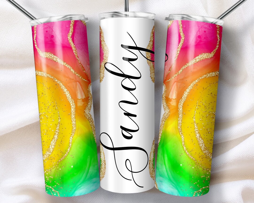 Add Your Name Tumbler Wrap, Personalized Tumbler Wrap 20 Oz Skinny ...