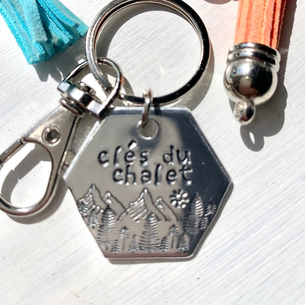 Clés du chalet, cabin Keys in french, cadeau de bienvenue, Cottage keys, cadeau pour nouveau propriétaire, vie à la campagne