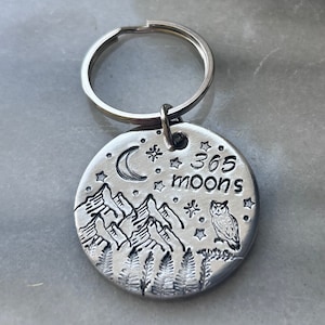 Regalo de hito de sobriedad, regalos de recuperación, recuperación de adicciones, regalo de 1 año de sobriedad, un año de sobriedad, regalo orgulloso de ti, 365 días de luna sobria