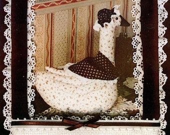 Stuffed Goose Sewing Pattern – Digital Download – Almost Free, 14&quot; &quot;Little Goose&quot; Craft – Printable PDF Vintage 1980s Kathy&#39;s Crafts Pattern