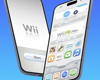 Wii Phone Design Pack - Customizable Wii Icons for Vintage Nintendo Custom Theme ios26