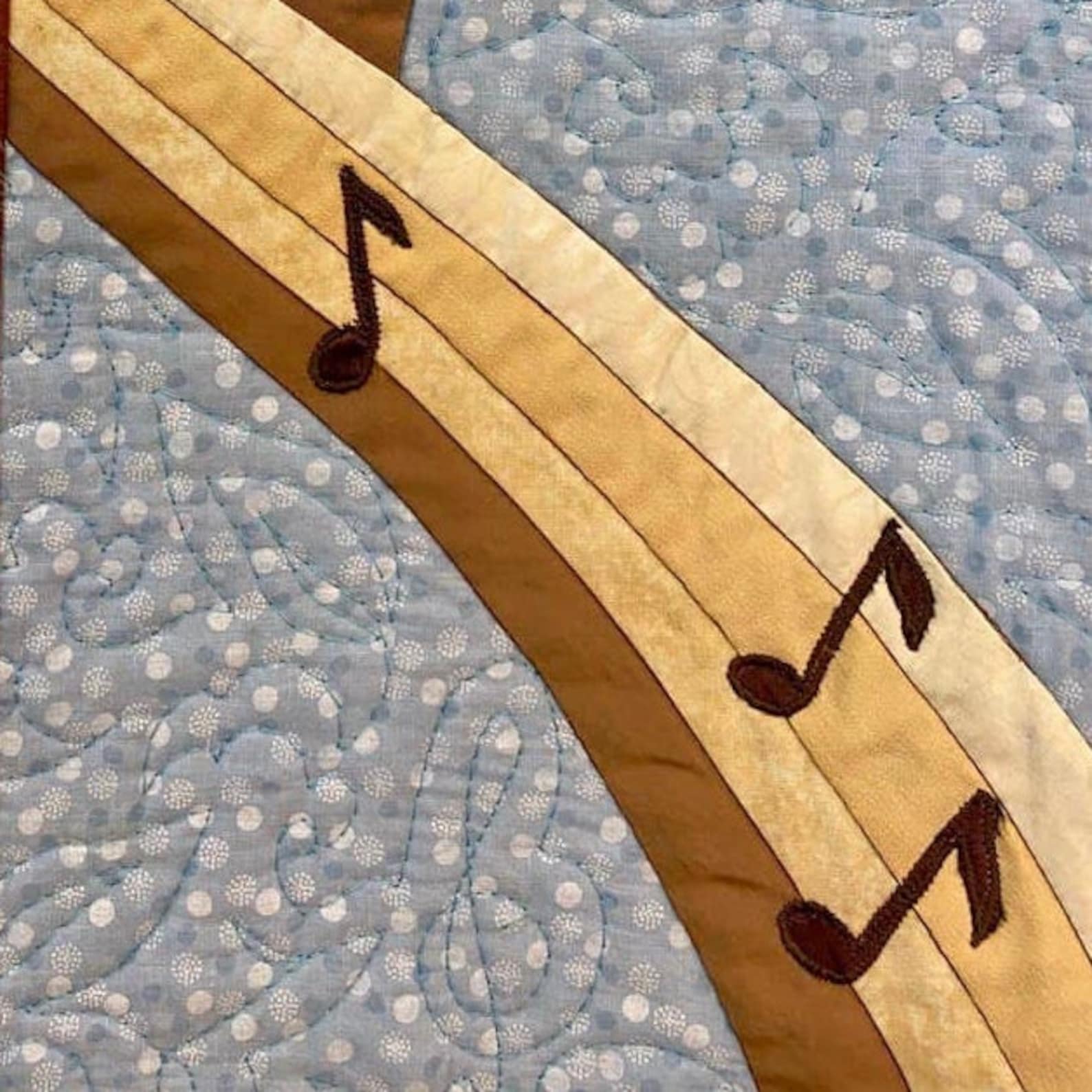 Wall Hanging Decor Quilt with Violin Lady Etsy