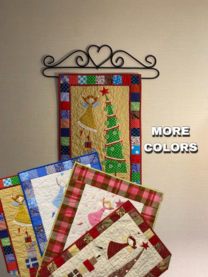 free shipping fast delivery Patchwork Wall Decor With Christmas