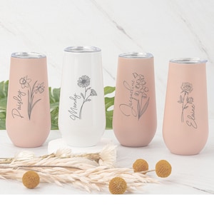 Bridesmaid Wine Glass Collection,Tumbler,Personalized Tumbler,Bridesmaid Tumbler,Perfect for Bachelorette Parties and Wedding Celebrations