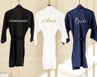 Personalized Ruffle Robe,bridal robe,Personalized Robes,Wedding Robe,Bridal Party Robe,Bridesmaid Proposal,Maid of Honor Gifts