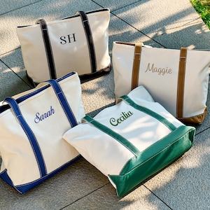 Custom Canvas Tote Bag,Personalised LOGO tote bag,name tote bag,bridesmaid gift bag,embroidered with initials custom tote,Personalized Gift