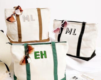 Custom Beach Tote Bag with Initials,Bridesmaid gift bag,Gift Bag, Personalized Gifts,Birthday Gift,Canvas Tote Bag,Custom Text Tote