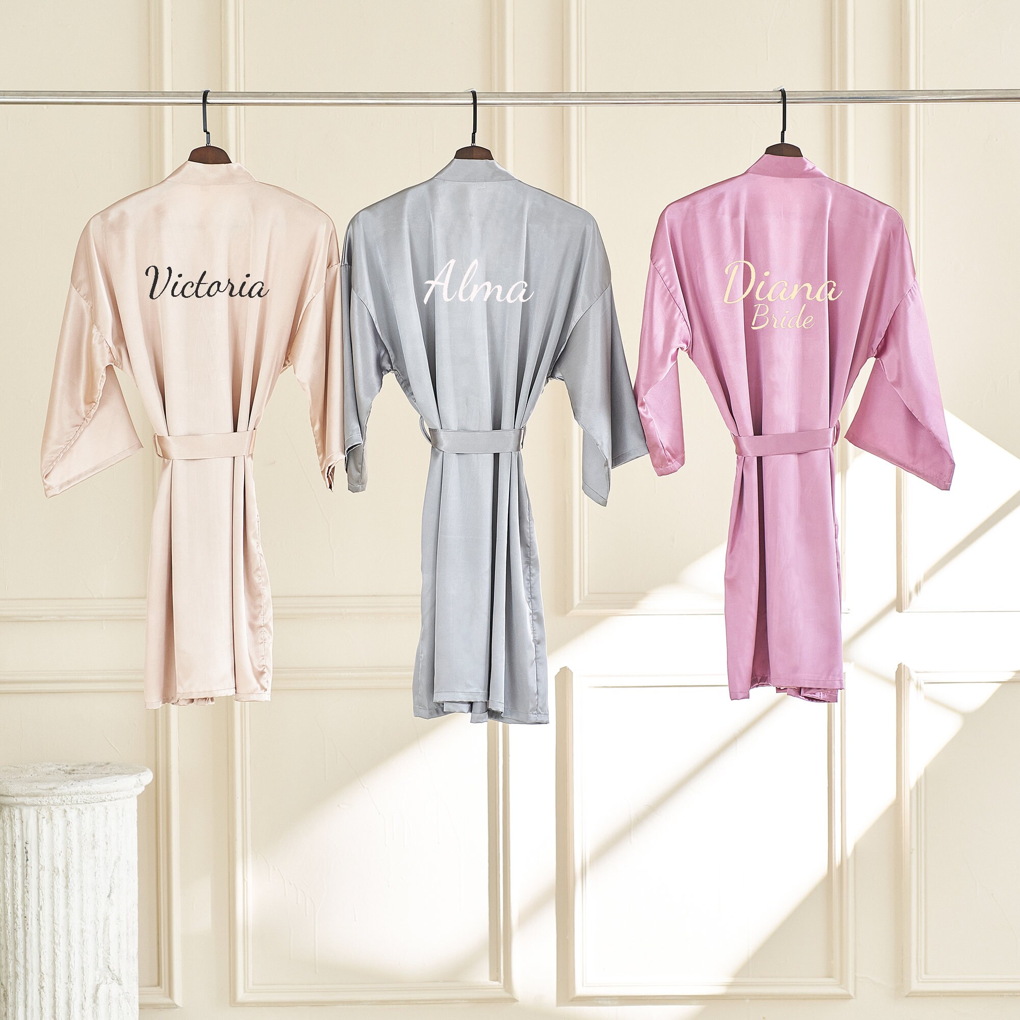 Personalised Prom Robe Personalized Ruffle Robe,bridal Robe,personalized Robes,wedding Robe ...