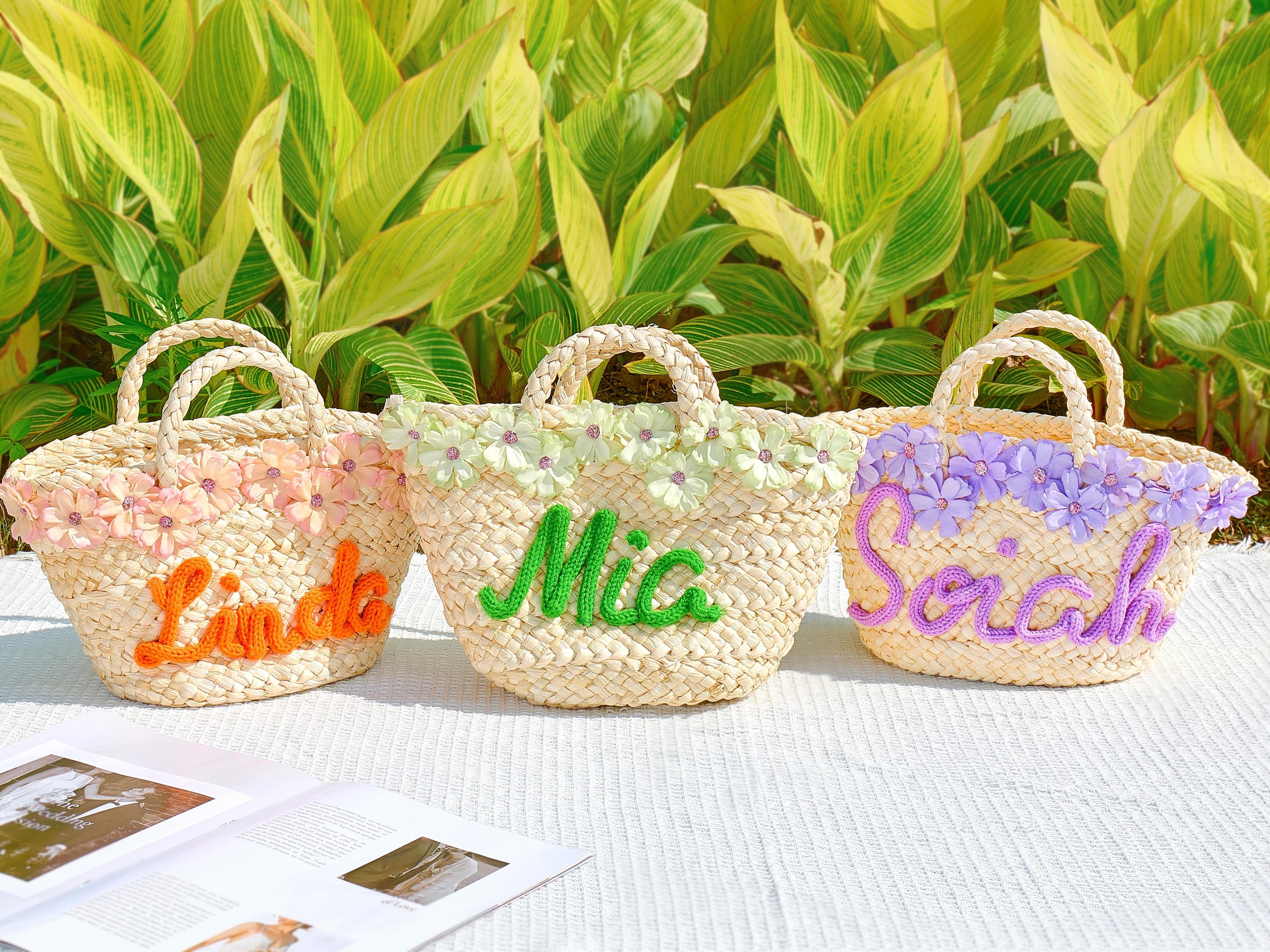 Personalized Beach Bag, Bridesmaid beach bag, Bridesmaid Gift basket, Bachelorette party gift basket,Wedding Party Gifts