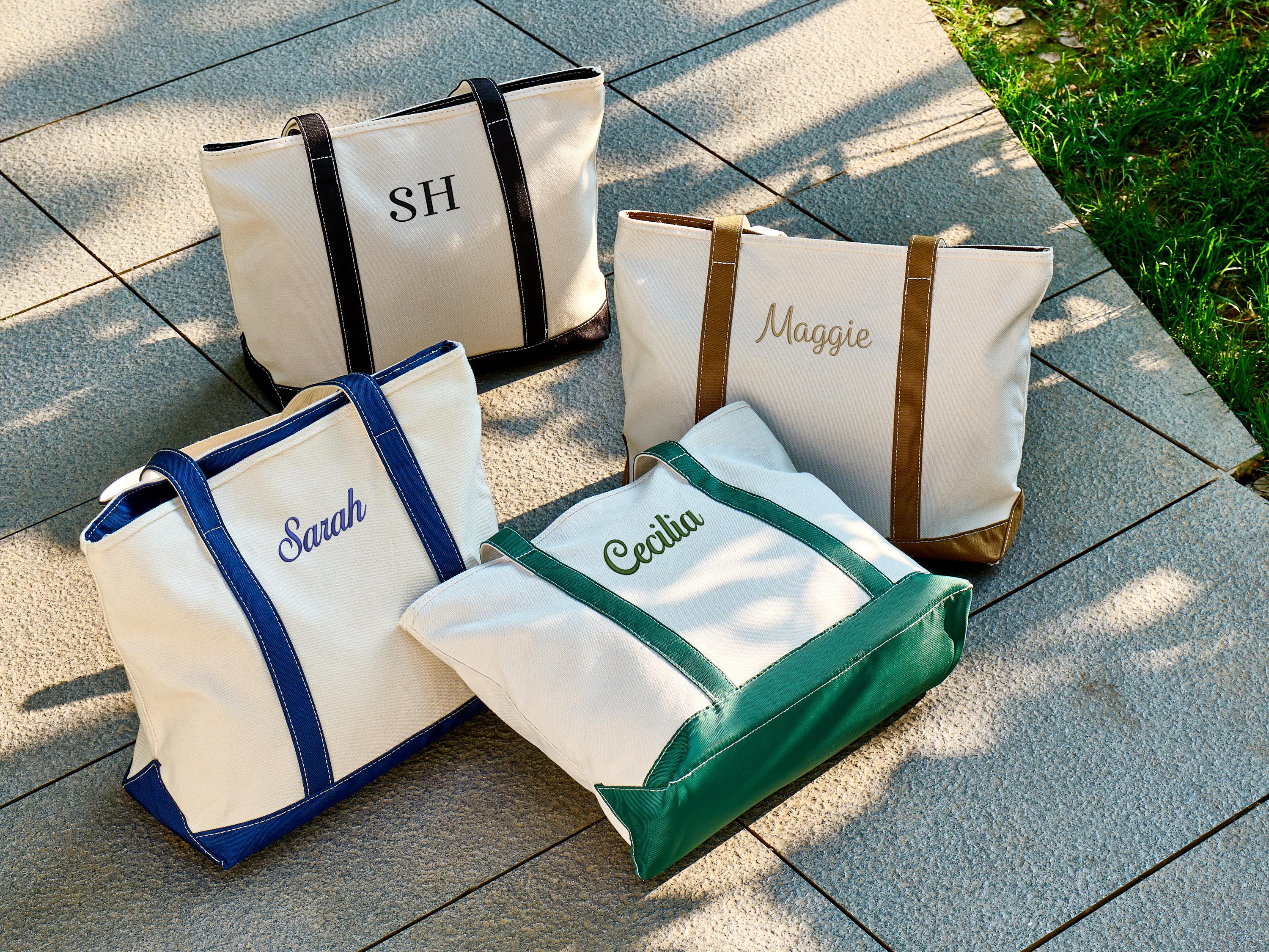 Custom Canvas Tote Bag,Personalised LOGO tote bag,name tote bag,bridesmaid gift bag,embroidered with initials custom tote,Personalized Gift