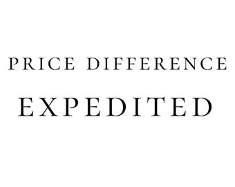 Price difference, faster express delivery, expedited