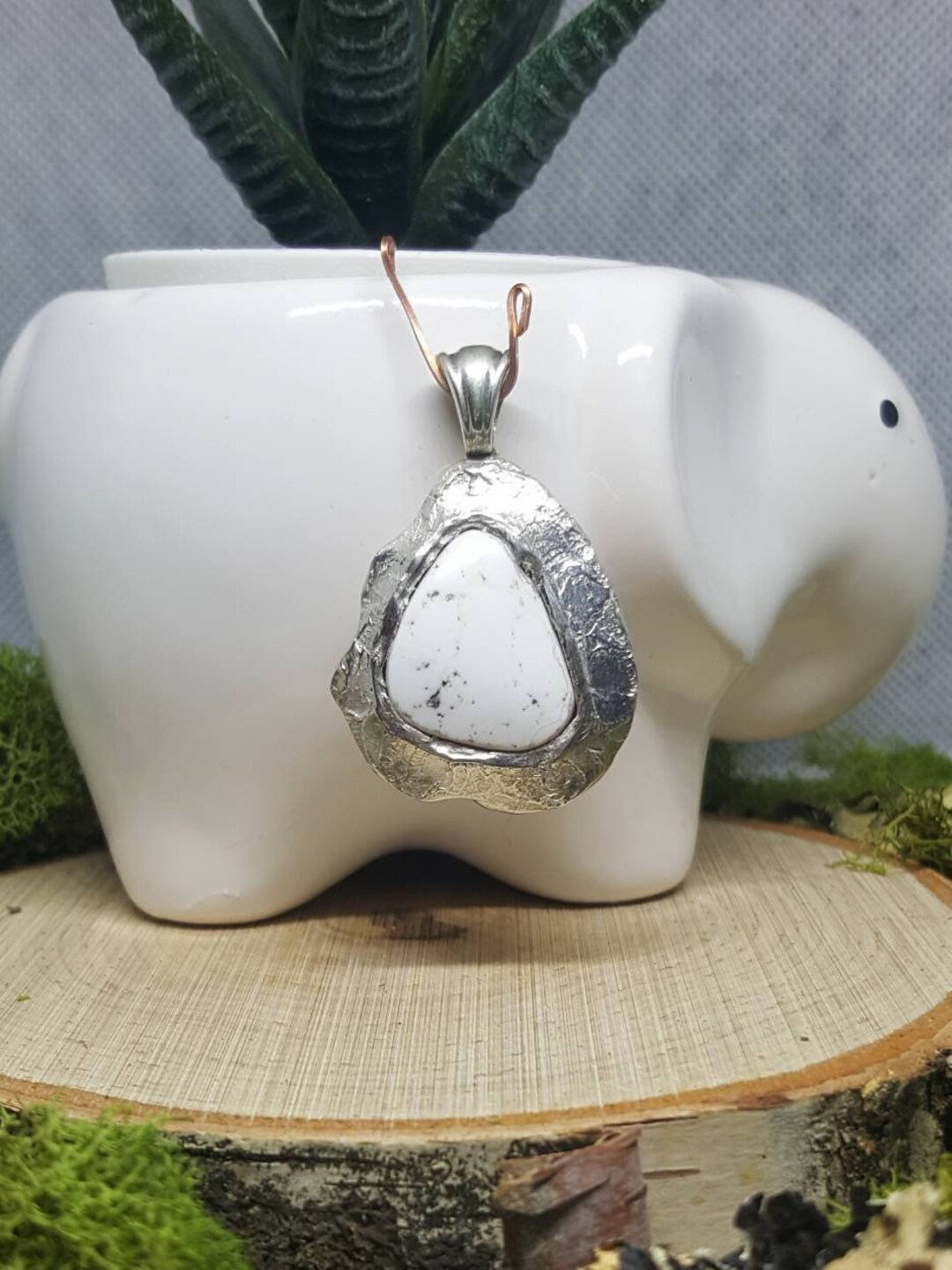 Boucles D'oreilles En Argent 925 Avec Opale Blanche Synthétique - Neuf Sans Emballage