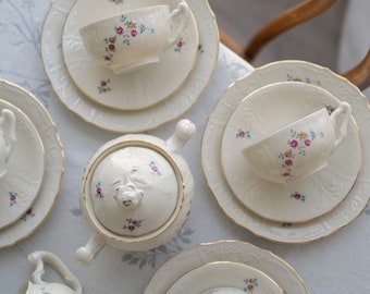 ヴィンテージ マイセン ブルーオニオン キャンドルスティック ペア