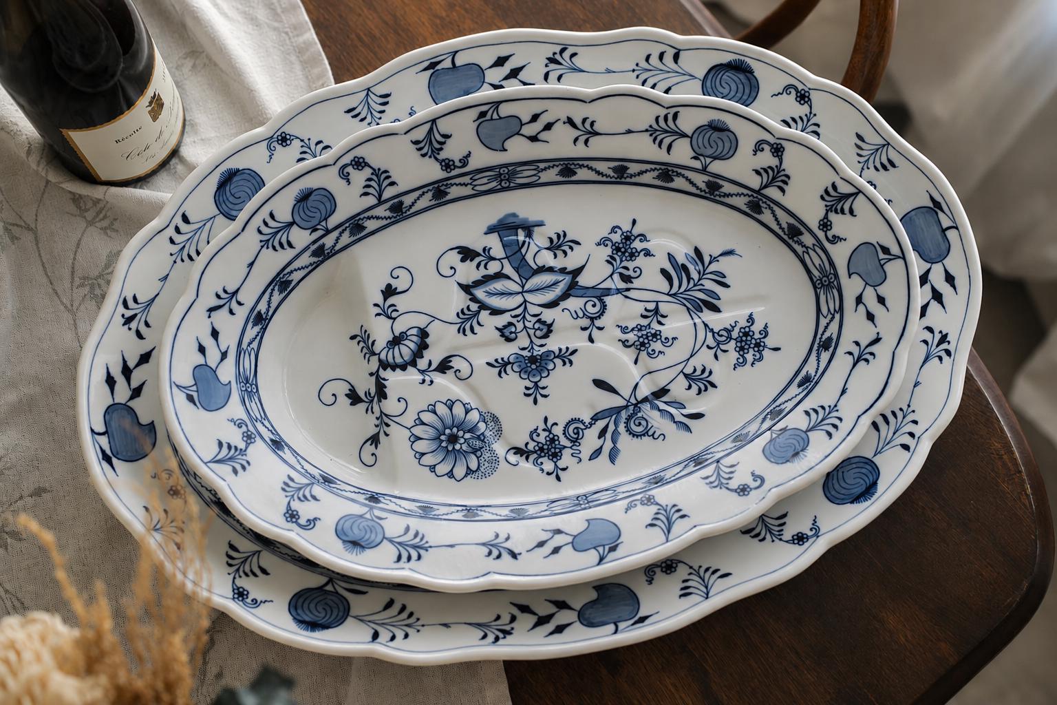Antique Meissen Porcelain Trays - Etsy
