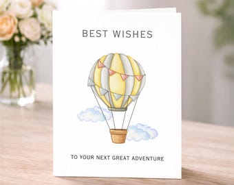 Farewell Greeting Card for Departing Coworker, Friend farewell Party, Graduation Celebration, Best Wishes