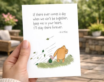 Classic Winnie The Pooh Illustration, Warm and Friendship