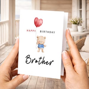 Happy Birthday Card for Brother