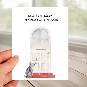 Snarky Apology card to girlfriend after fight, romantic card the date after Break Up, Funny Dating Relationship, Let&#39;s Get Back Together