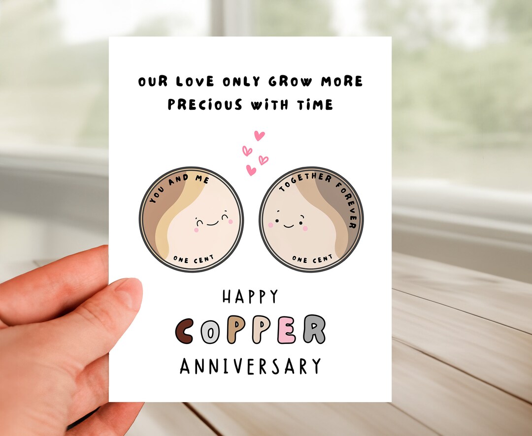 Our Love Only Grows Anniversary Greeting Card Our Love Only Grows Anniversary Greeting Card