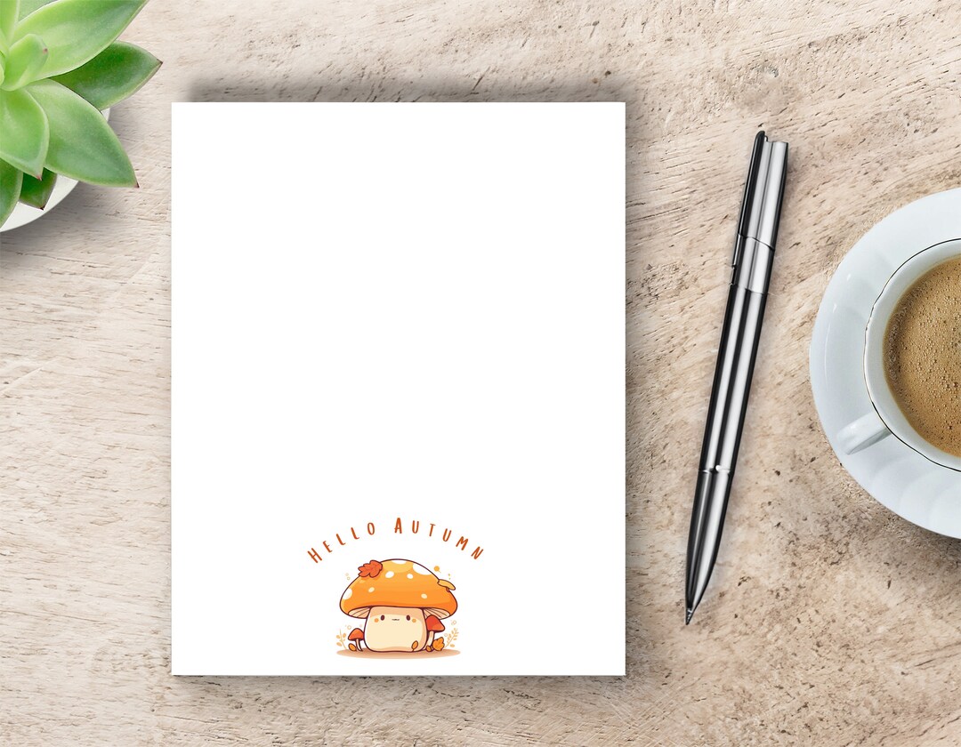 Howdy Notepad Hello Autumn Notepad, Unique Custom Gift for Friends and Family ...