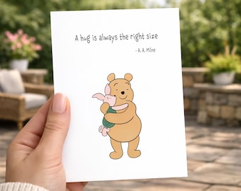 Classic Winnie The Pooh Illustration, Friendship Warm