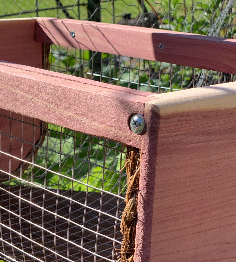 Cedar Garden Harvest Baskethodvegetable Etsy