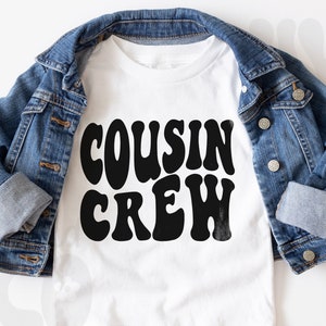 Cousin Crew svg png, New to the cousin crew svg, Cousin Crew shirt svg, Best cousin svg, Cousin quote svg, Cut file for Cricut, Sublimation