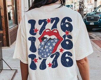 1776 Png, Independence Day Png, Retro Patriotic Png, 4th of July Png, 4th of July Shirt Png, Sublimation, Digital Download