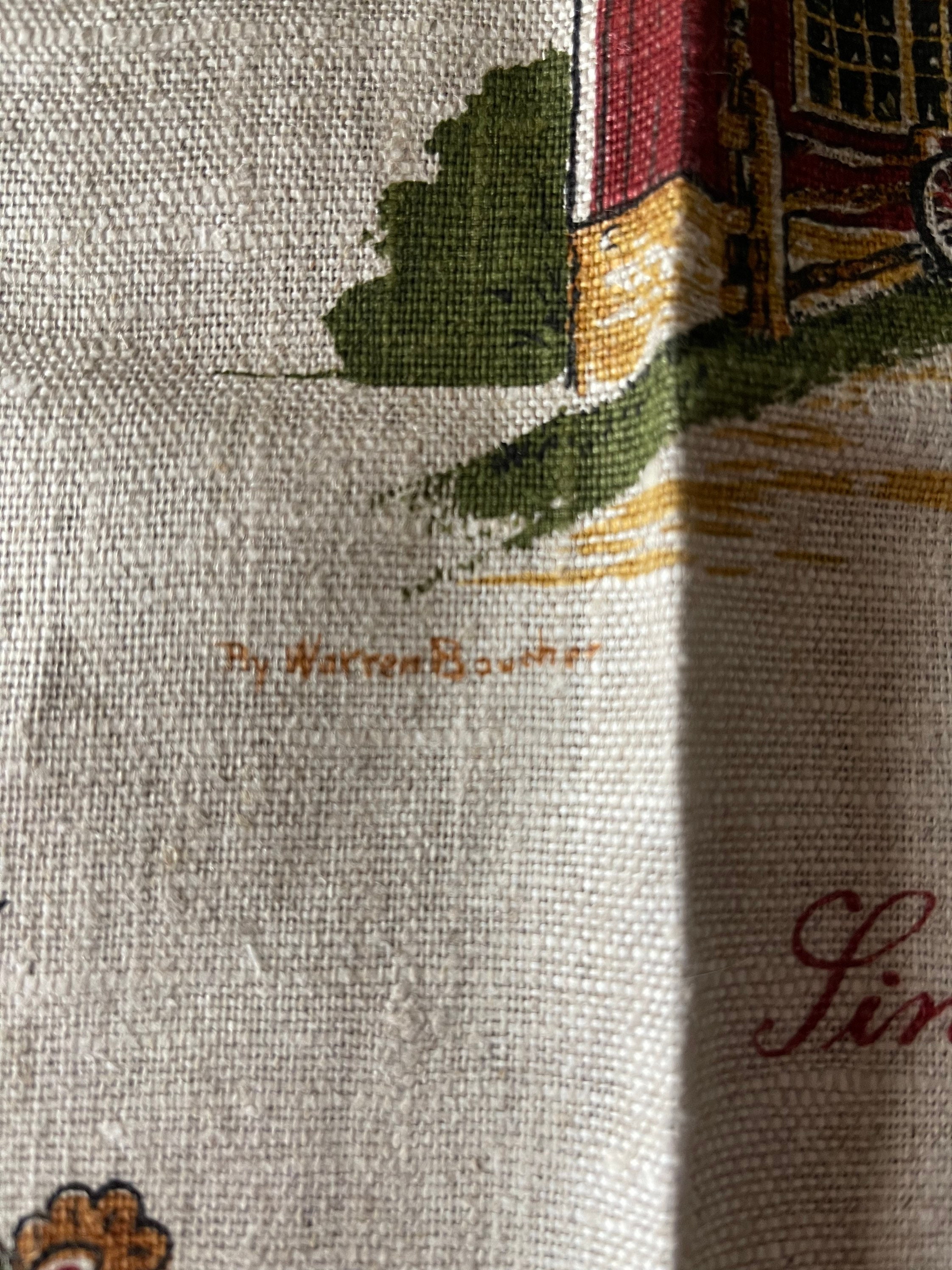 Vintage KAY DEE HANDPRINTS the Old Village Hardware Store 100 Etsy