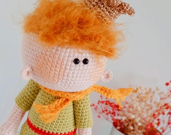 crochet little prince pattern, Amigurumi pattern, crochet doll pattern, amigurumi little prince pattern