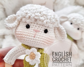 crochet lamb pattern, amigurumi  lamb pattern, crochet pattern