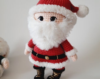 crochet pattern Santa Claus Nikolas , amigurumi Pattern, santa claus crochet pattern