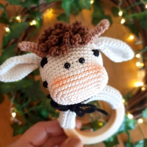 crochet pattern, amigurumi cow pattern, crochet cow pattern