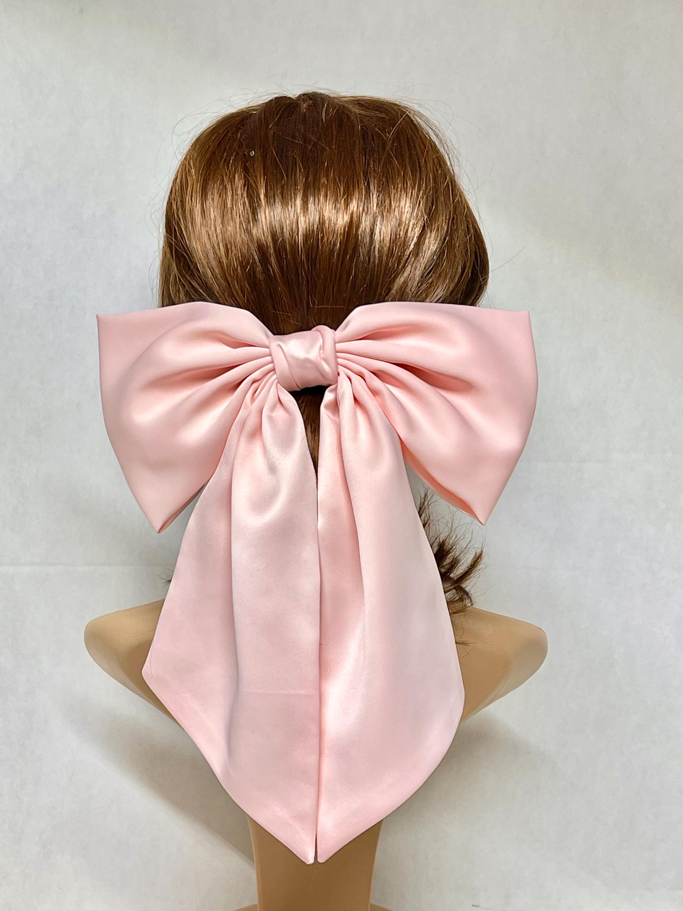 Giant Pink Bow, Pink Satin Hair Bow, Oversized Hair Bow, Hair Bow for Women, Adult Hair Bow, Adult Pink Bow. - Etsy Giant Pink Bow, Pink Satin Hair Bow, Oversized Hair Bow, Hair Bow for Women, Adult Hair Bow, Adult Pink Bow. - Etsy