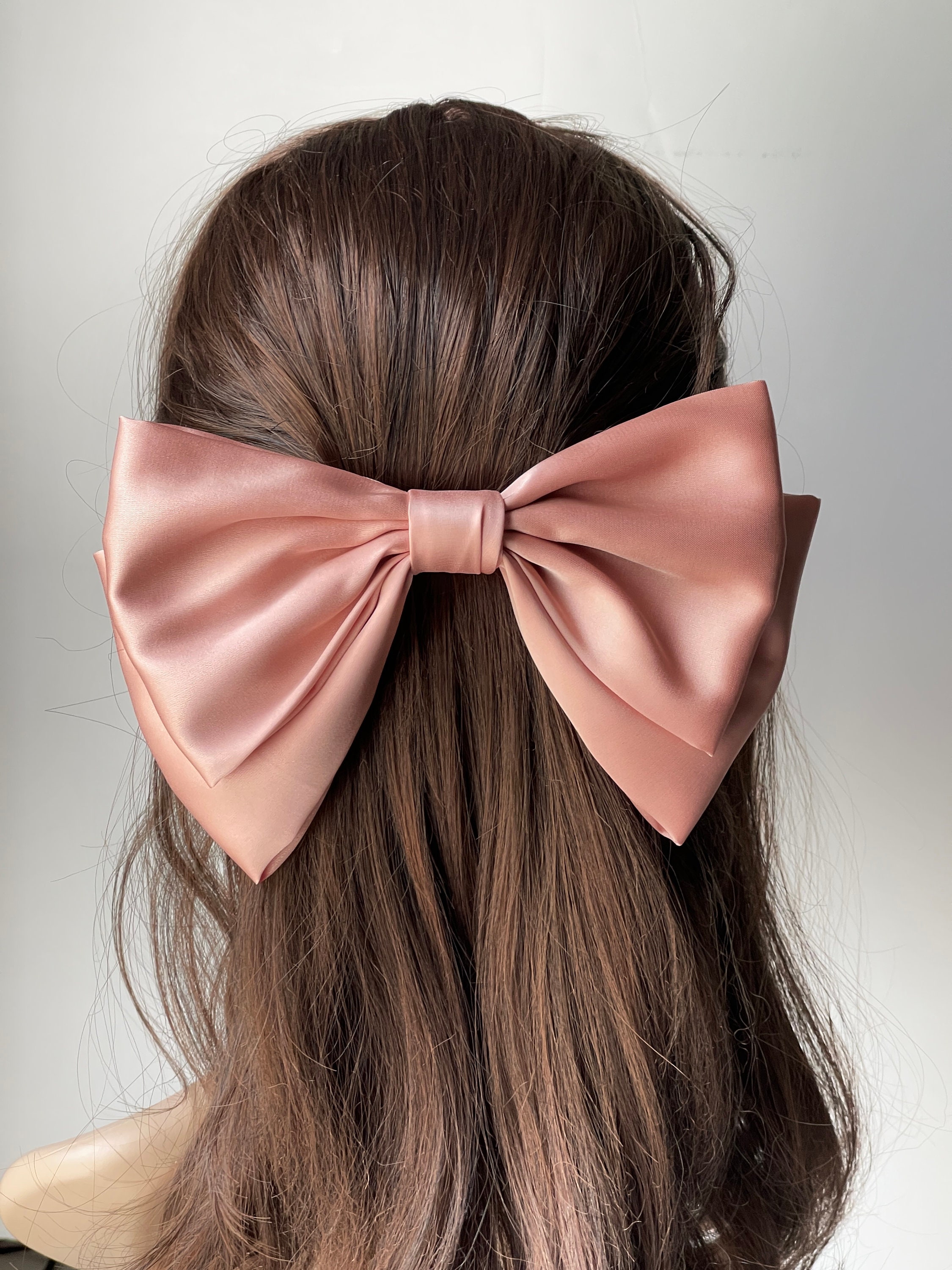 ヘアアクセサリー SILK SATIN BOW HAIR CLIPE Amazon.com : Zkptops 4Pcs Hair Bow Clips for Women Girls