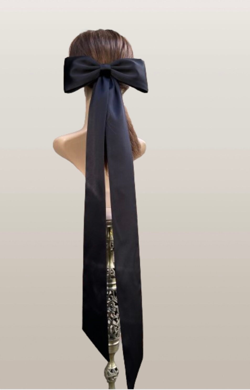 Black Veil With Bow - Etsy display picture 2