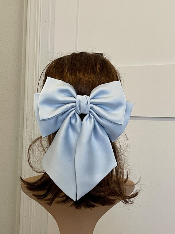 ヘアアクセサリー SILK SATIN BOW HAIR CLIPE Amazon.com : WHISKET Silky Satin Hair Bows Hair Clip, Big