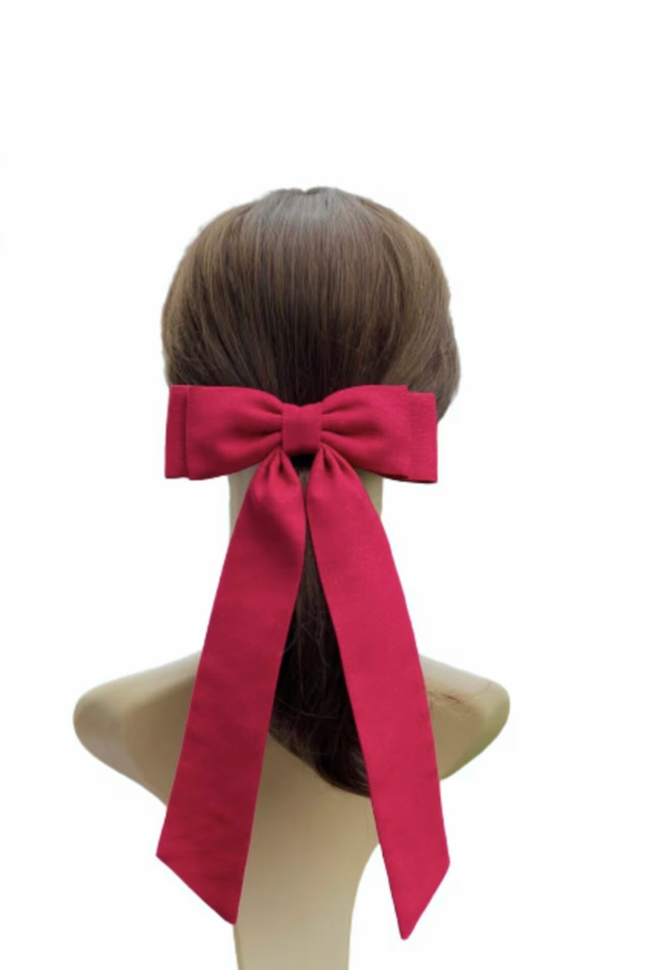 6er Set Haarschleifen Damen – Große Satin-Schleifen, 38x20 Cm, Mit Spange, Für Hochzeit, Party Oder Alltag