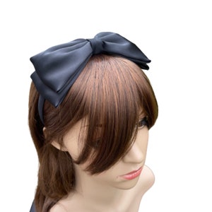 Bow headband women girls headband pink headband black headband hair bows women hair accessory