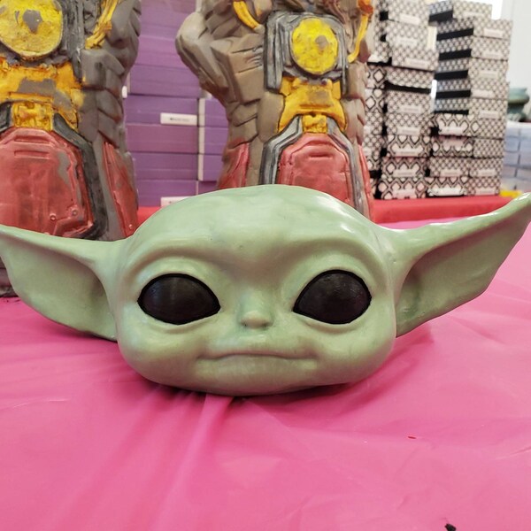 Baby Yoda Large Head soap desinger fragranced and so cute