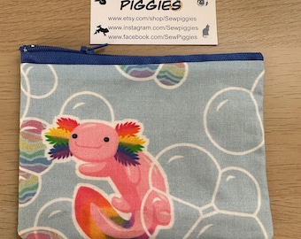 Axolotl (Rainbow) coin purse