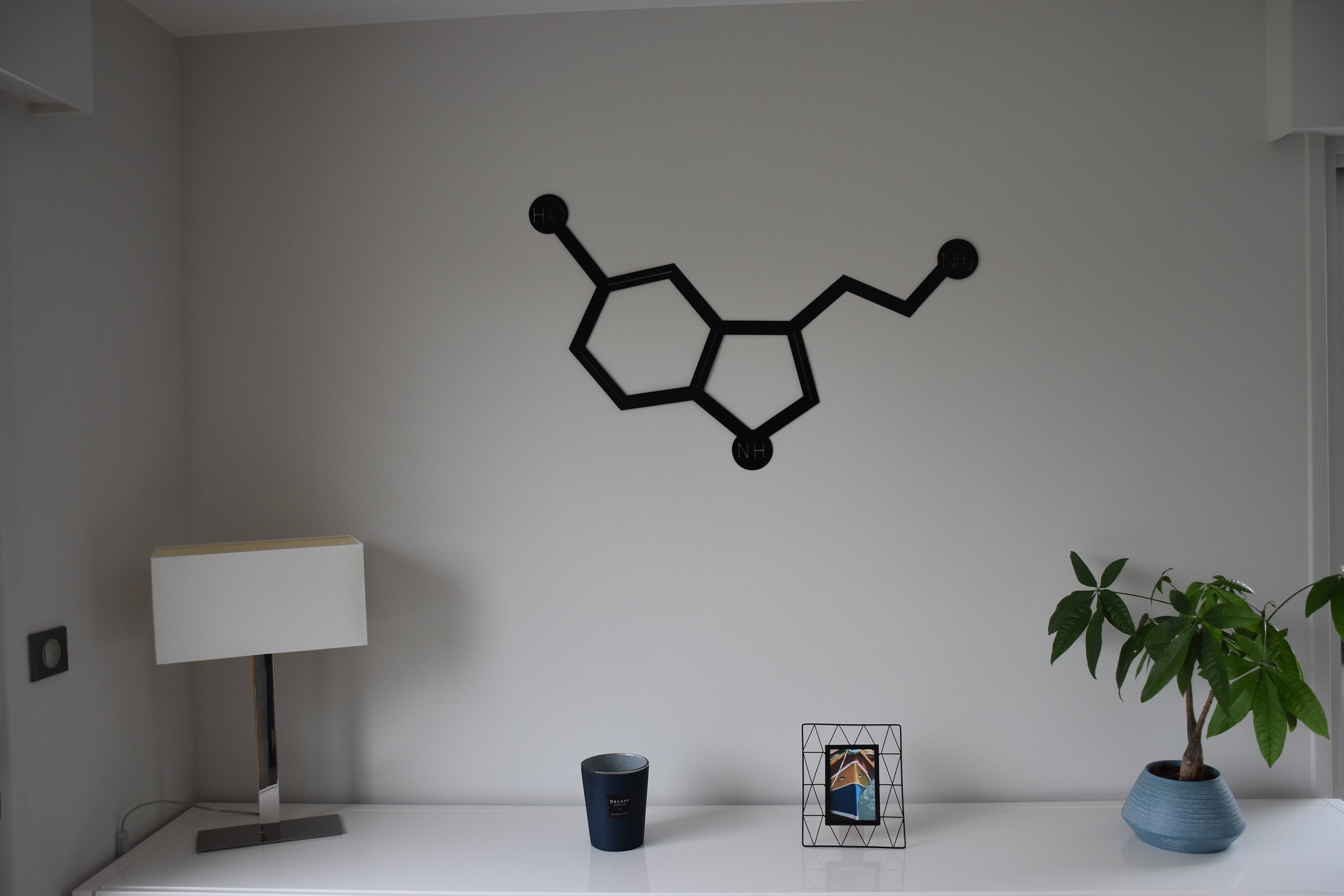 Décoration Murale Molécule Sérotonine