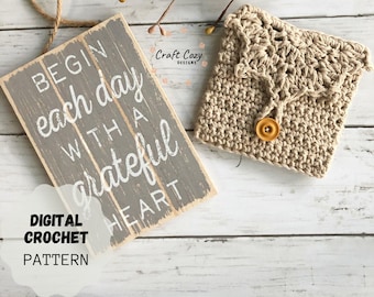 Crochet wallet Pattern Crochet Pouch  card holder wallet button bag easy crochet wallet crochet bag pattern travel pouch crochet bag