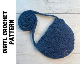 Crochet Handbag Pattern, Crochet Shoulder Bag, Crochet Kids Bags, Crochet Crossbody Bag Pattern, Crochet Pattern For Beginners, Crochet bag