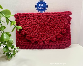 Crochet Pouch Pattern: Mini Boho Wallet, Girl's Purse (PDF Pattern)