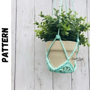Crochet plant hanger pattern, Boho plant hanger, plant pocket, crochet decor, handmade plant pod, hanging plant holder, spring decor