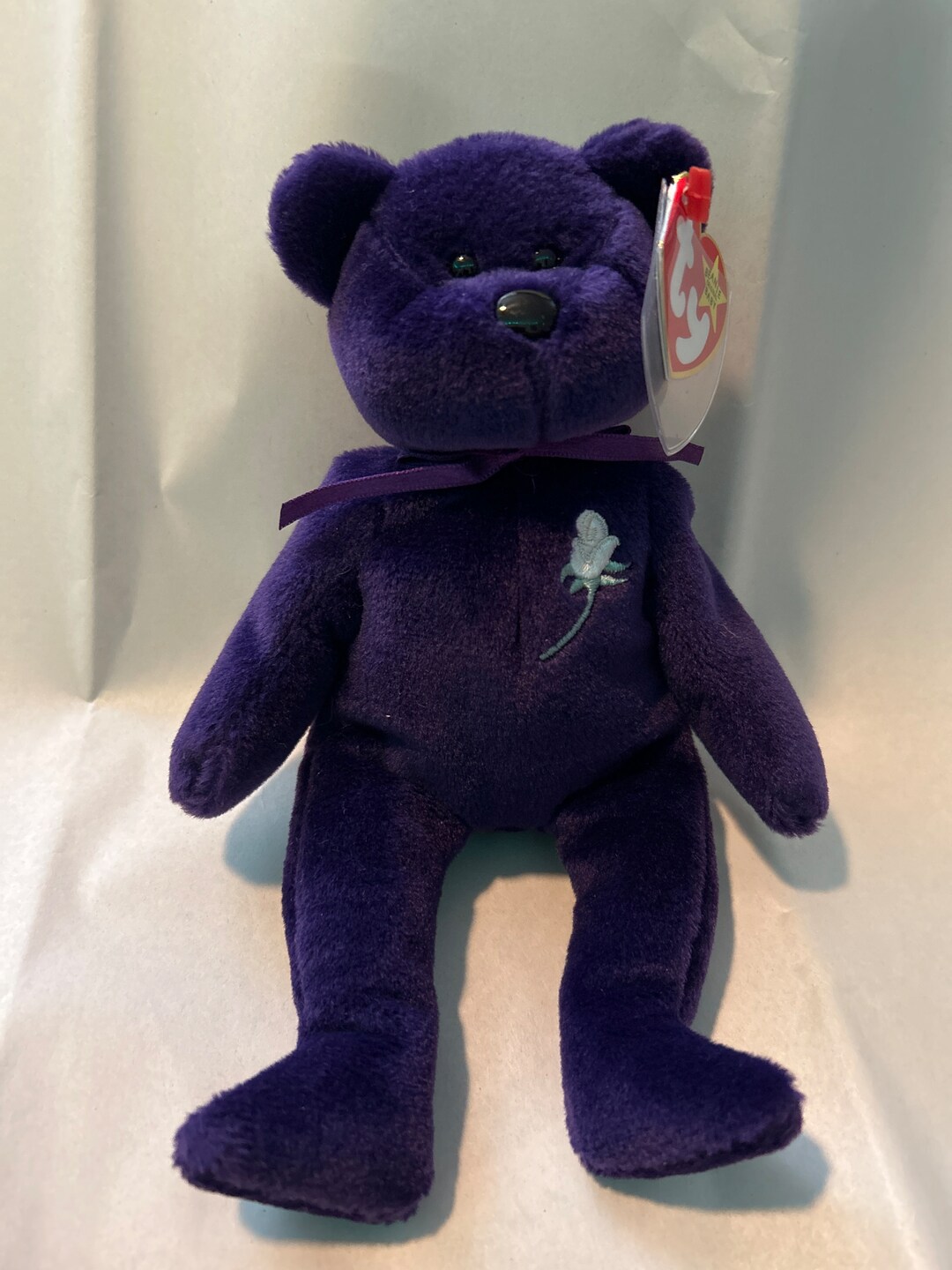 Ty Beanie Baby PRINCESS Diana 1st edition Bear from 1997 RARE & RETIRED PLUS🎁?! 8421043002